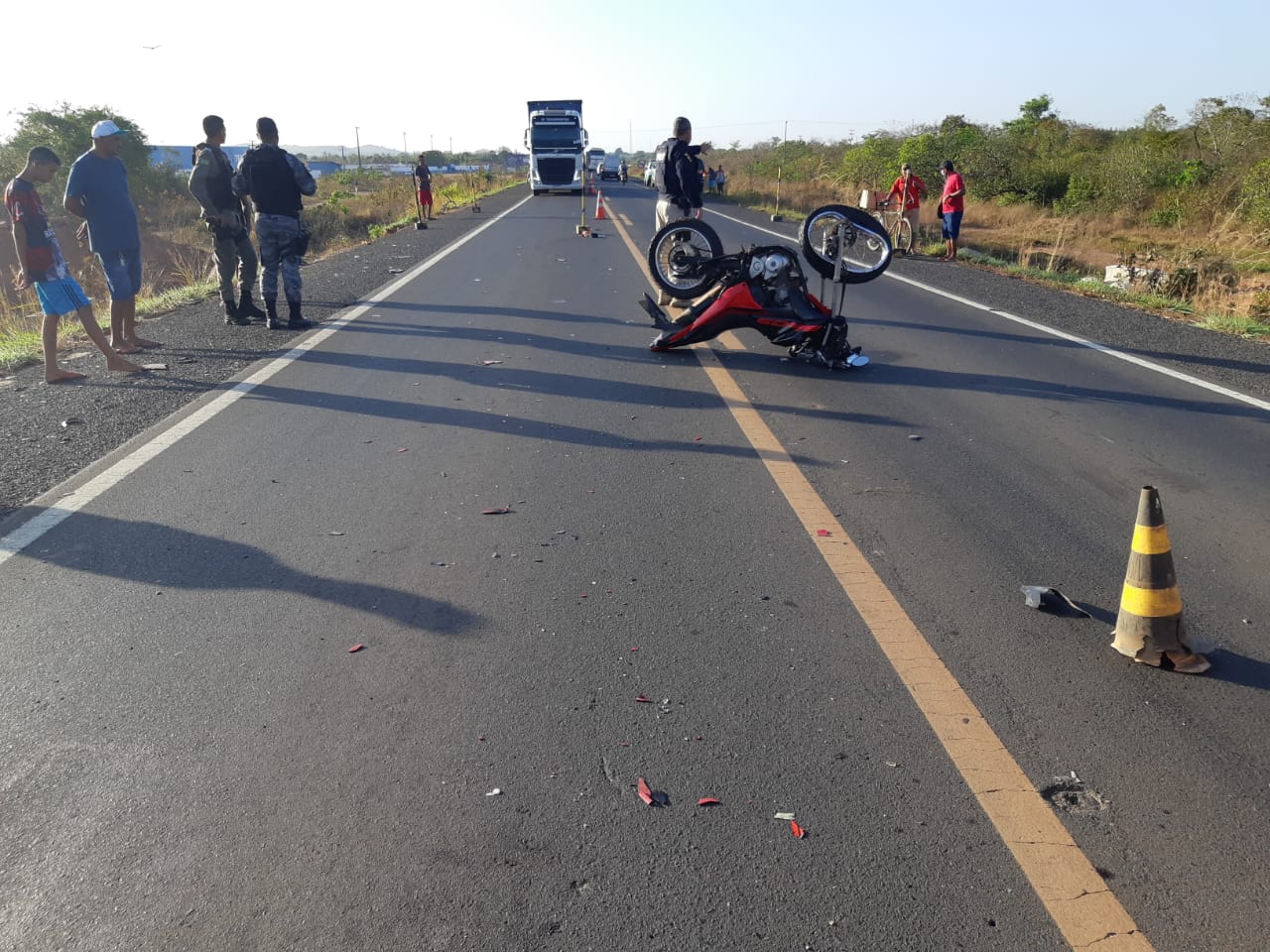 Homem Morre Ap S Ter Perna Decepada Em Acidente Na Br Teresina Fm